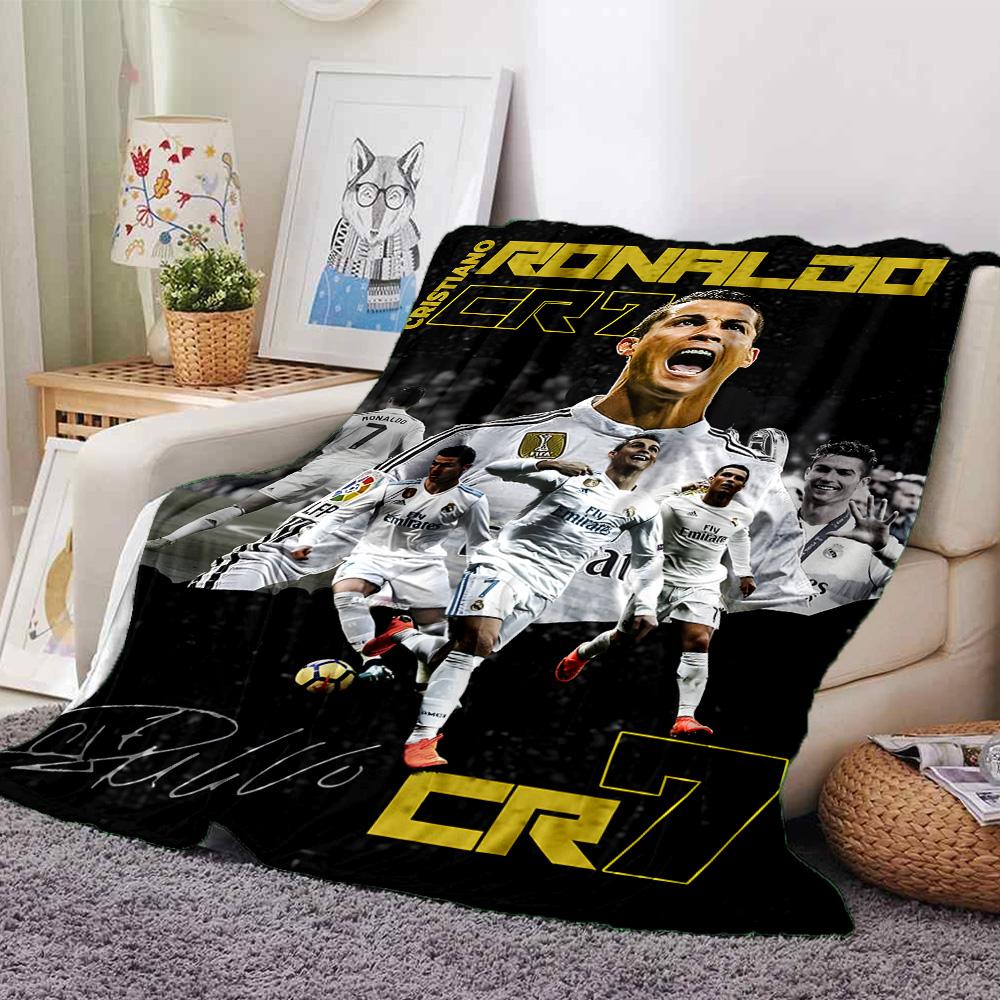 1pc Number 7 Soccer Blanket, Gift, for Men and Women, Soft Blanket, Good for Sofa Bed Couch Travel, Lightweight Flannel Blanket