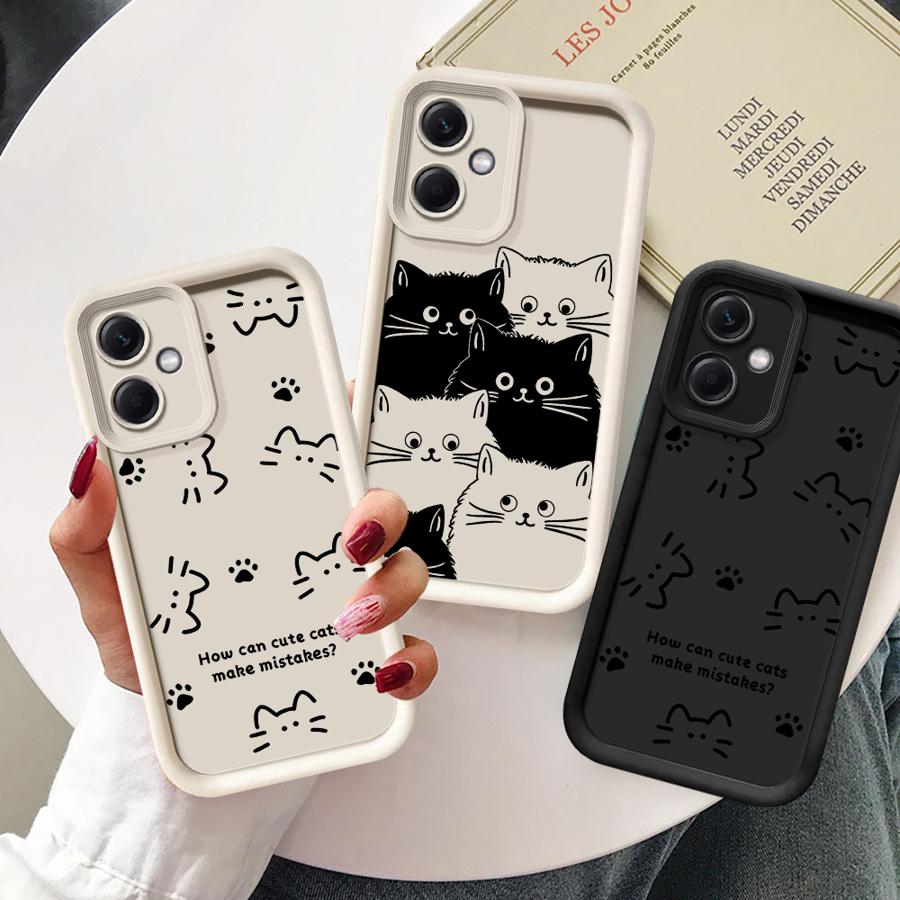 Case for Xiaomi Poco F8 C61 X3 Pro C50 C51 X3 NFC Phone Cover Cartoon Animal Cute Cat