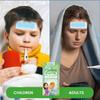 Sumifun 14/35/70 Pcs Cool Cold Gel Forehead Sticker Relieved Fever Discomfort Bring Cool Sense Preventing Heatstroke Outdoors Summer Patch