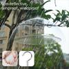 Clear Dome Bird Feeder Rain Guard Cover Weatherproof UV Protection Umbrella Bird Feeder Plastic Snow Proof