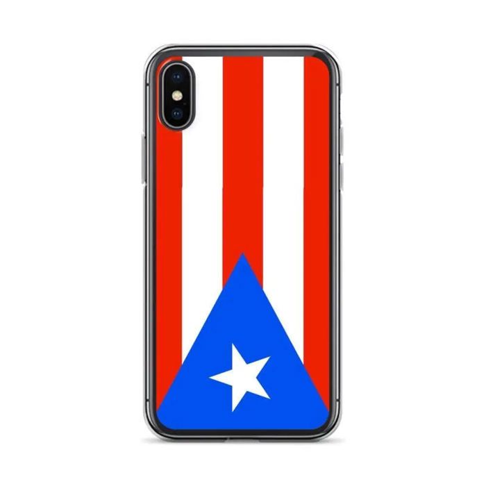 Cover Telefono Bandiera Porto Rico - iPhone X