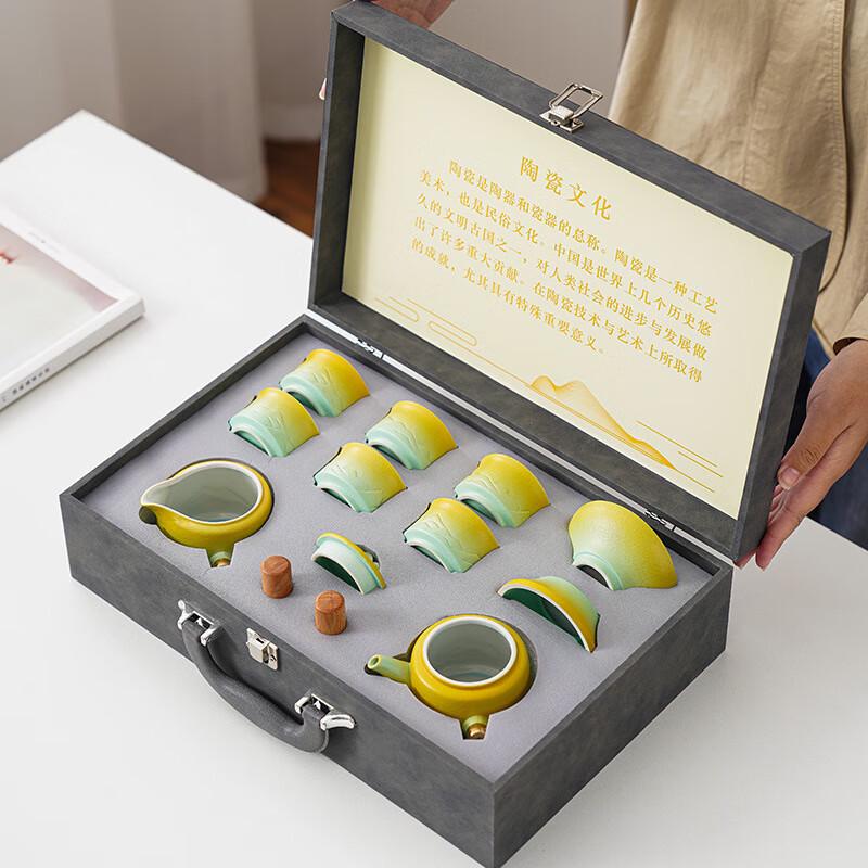 Zhui Jia Gradient Landscape Ceramic Tea Set