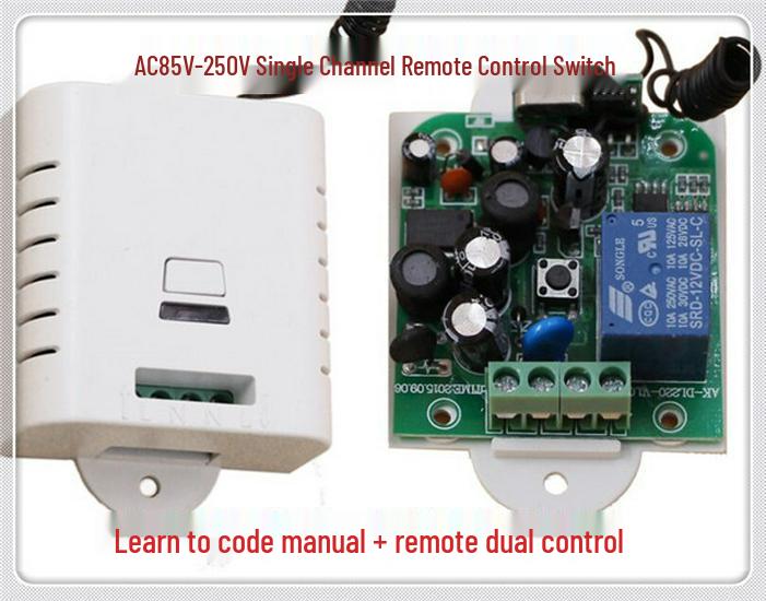 AC220V Long-Range Remote Control Switch + High Power 3000m Interlocking Controller