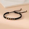 Handwoven Morse Code Number Flat Knot Bracelet Unisex Fashion Accessory