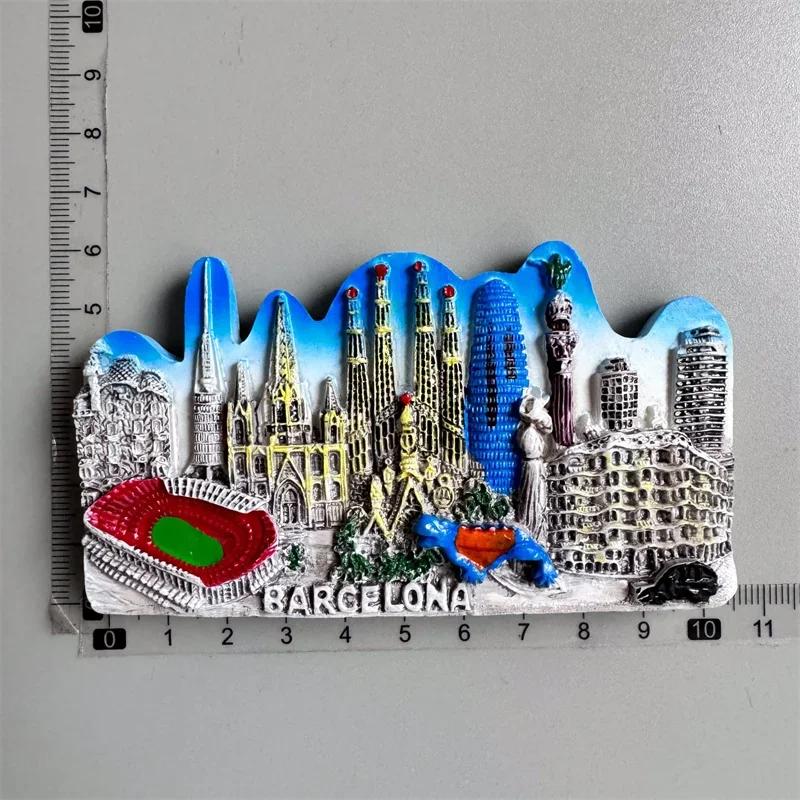 Spain Refrigerator Magnets Tourist Souvenir Cordoba Barcelona Mallorca Sevilla Cantabria Travel Gifts Magnetic Fridge Stickers