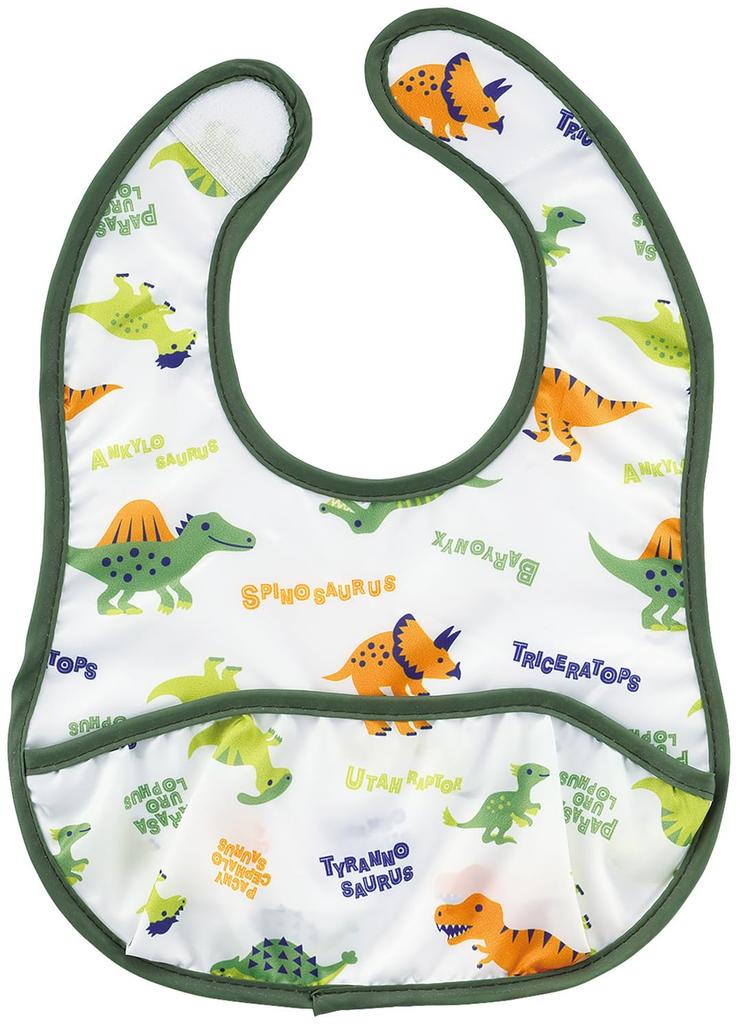 Skater Baby Meal Set with Mascot, Hand Towel, Baby Apron, Spoon, Fork, Lunch Plate, Antibacterial, Microwave and Dishwasher Safe, Dinosaur Picture Boo