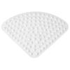 54x54cm Fan Shaped Bathroom Anti Slip Mat, Shower and Cooling Mat, Hotel Bathroom, Restroom, Shower Room, Floor Mat, Massage