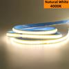 5M FOB COB LED Strip Lights 320 LEDs/m RA98 High Density Flexible Tape DC12V 3000K TO 6000K Linear Dimming For Room Decor