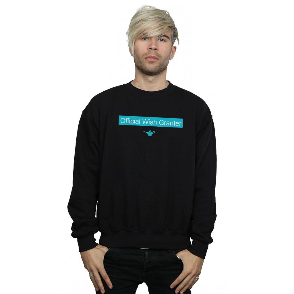 Disney Mens Aladdin Official Wish Granter Sweatshirt