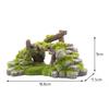 Aquarium Rockery Aquatic Caves Multifunctional Landscape Bridge Ornament Fish Tank Decoration for Table Desktop Decorative