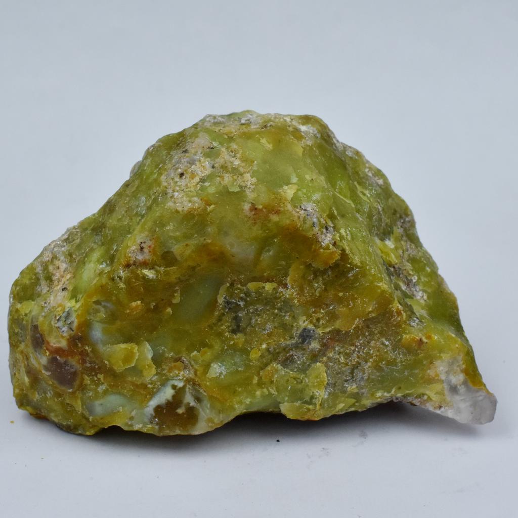 Natural Green Opal Loose Gemstone Uncut Raw 28 ct Rough October Birthstone for Gem Collections