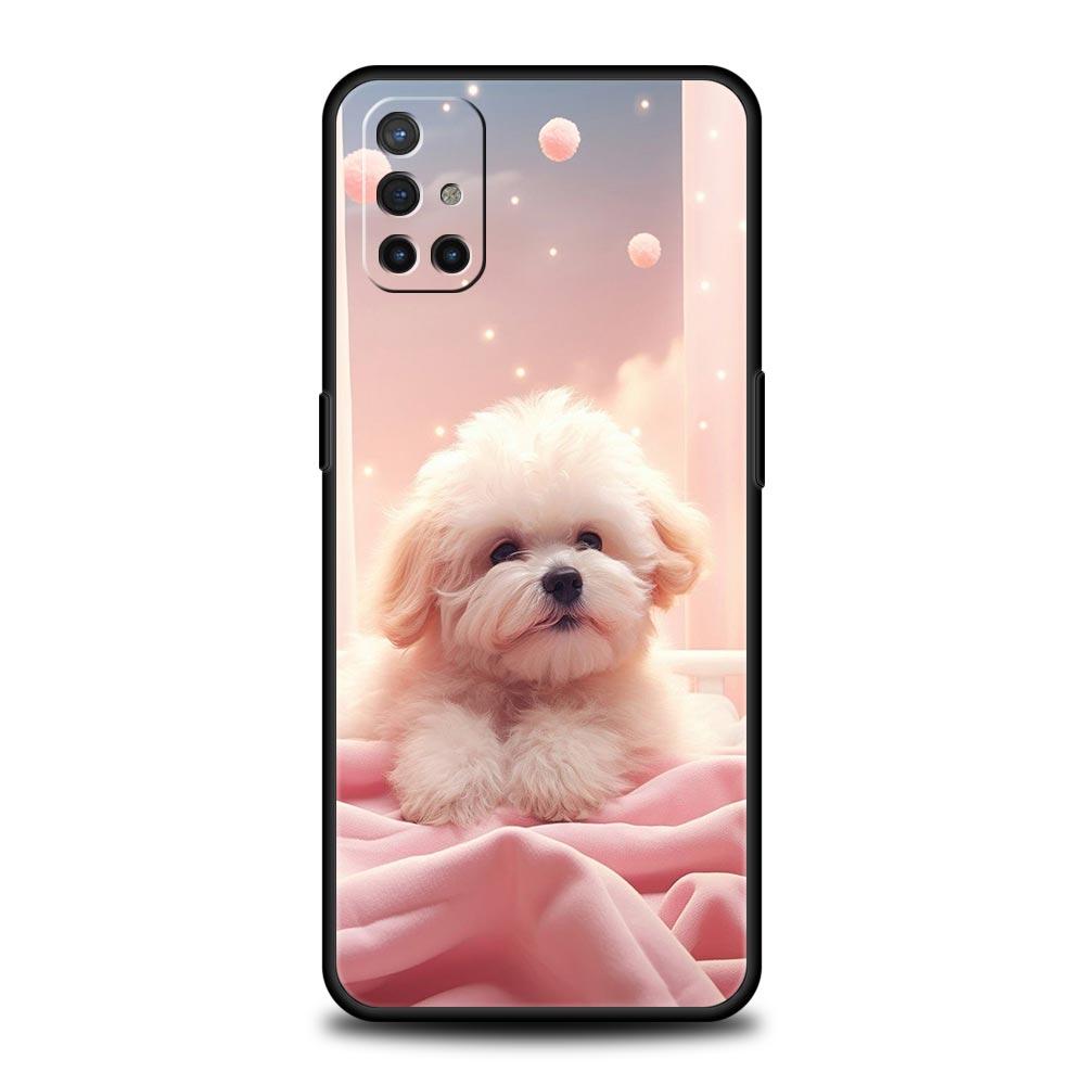 Cute Little Dog Phone Case For Oneplus 13R 13 12R 11 10T 10R Nord N100 N200 N10 10 9 9R 9RT CE 3 2 Z Pro 5G Soft TPU Cover Capas