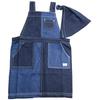 Kids Apron with Triangle Scarf Denim Box Kids Apron M (Multi)