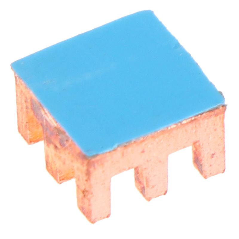 5Pcs Pure Copper Mini Heat Sink Memory Ram Adhesive Back Cooling For Mos Ic Chipset Radiator Cooler Heatsink