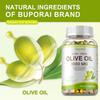 Kapseln mit nativem Olivenöl extra, 1000 mg, natürliche pflanzliche Ernährung, Immununterstützung, für Erwachsene geeignet.