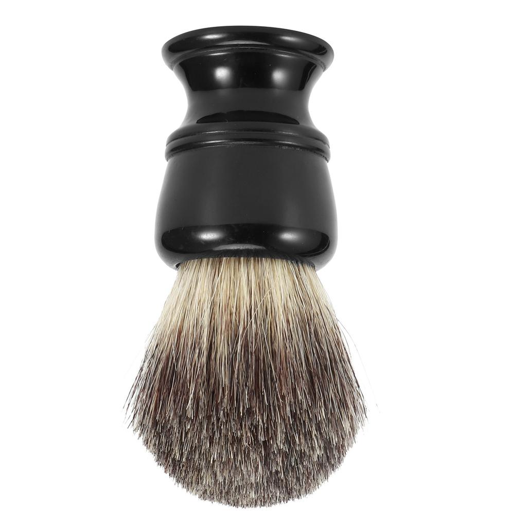 Shaving Brush Portable Hair Shaving Brush Resin Base Shave Brush for Shaving Foam