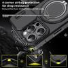 Magnetic Adjustable Kickstand Case for iPhone 17 16 Plus 15 14 13 Pro Max Camera Slide Shockproof Bumper Slim Protective Cover
