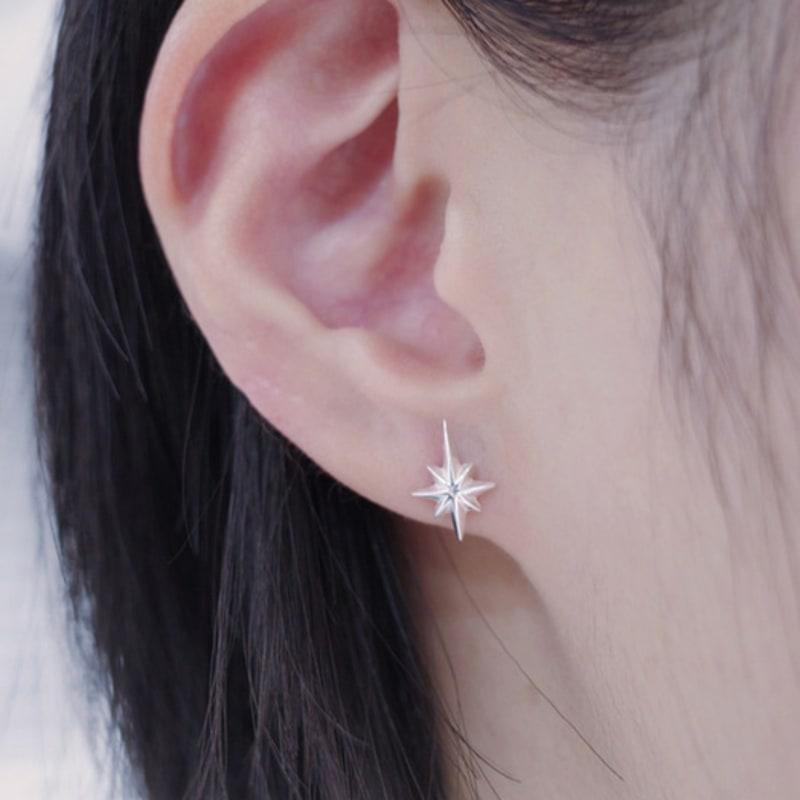 

OVERGREY Polaris Earrings - Silver FREE