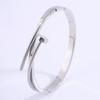 Starry Sky Silver Titanium Steel Bracelet for Women - High-End, Versatile, Full Diamond, Non-Fading Fashion Accessory