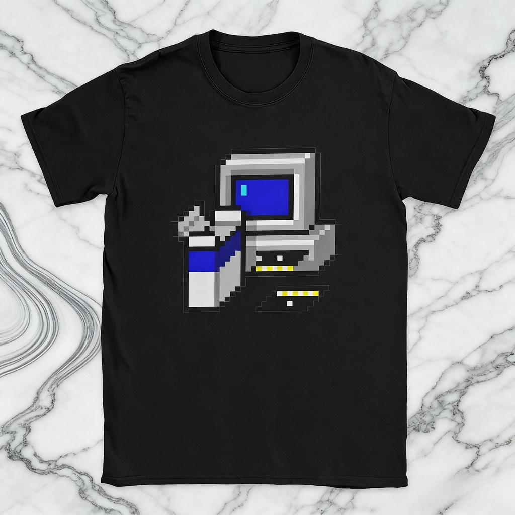 Retro Computer Drink T-shirt