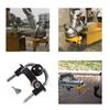 Leiasnow Coupler Lock Trailer Anti-Theft Hitch Ball Hitch Member Anti-Theft Trailer Hitch Cover with Lock (Black)