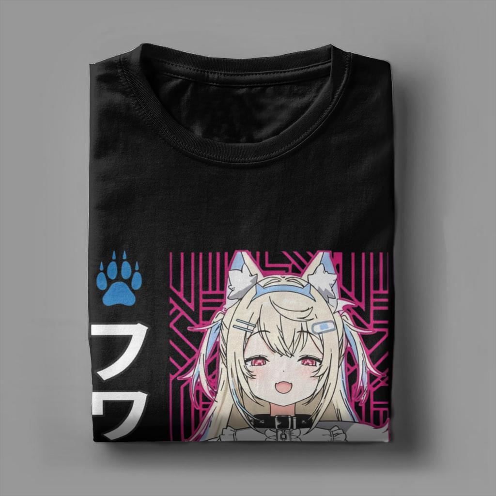 FuwaMoco Advent Hololive Tee Shirt for Men Women Graphic T Shirts  Cotton Clothes