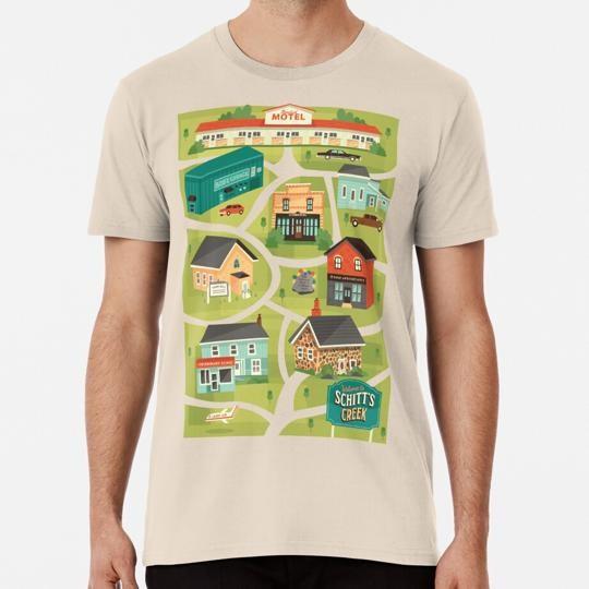 Schitt s Creek Town Map S to 5XL Made in the USA T-Shirt Unisex T-Shirt XXL