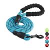 Pet dog leash set Reflective nylon round rope Adjustable dog leash