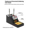 Metal Soldering Iron Stand Organizers Rack Featuring 5 Minutes Sleep Timer Tool Organizers For Precise Electronics Work