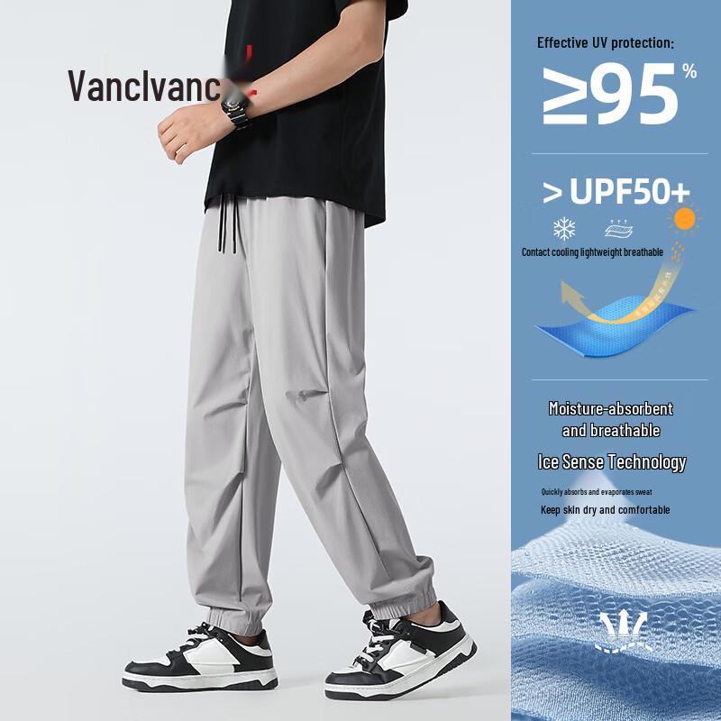 VANCL Men s Ice Silk Loose Fit Jogger Pants XL