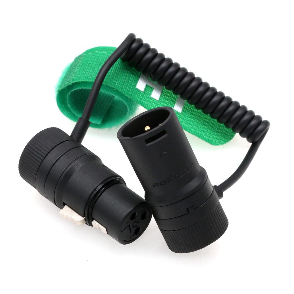 HangTon Right Angle XLR 3-Pin Male to Female Audio Cable for Sony FX3, FX9, Canon Cameras, Microphones, Recorders, Mixers, Sound Devices, Zoom,