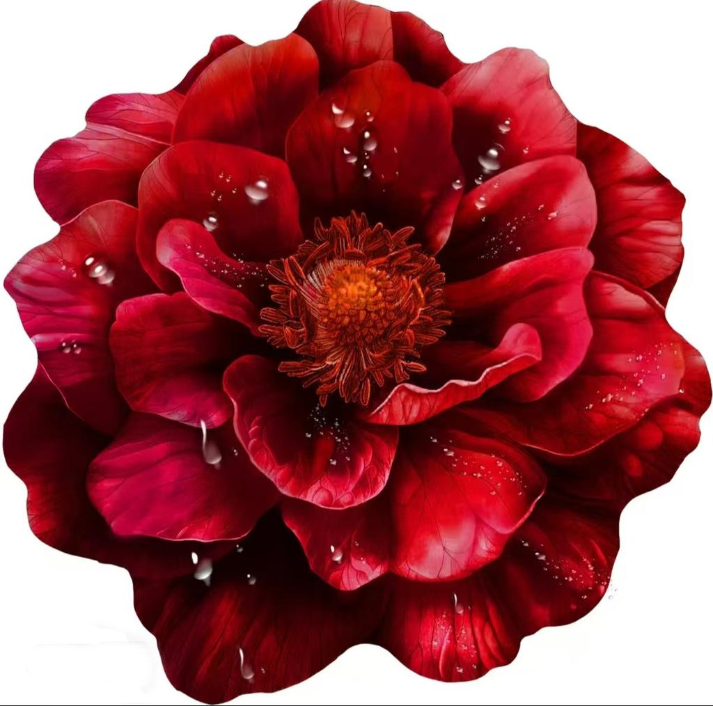 3D Creative Flower-Shaped Diatomite Mud Floor Mat for Bathrooms, Kitchens, and Entrances - Water-Absorbing, Anti-Slip, and Durable Foot Mat