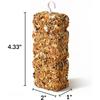 2 Pcs Natural Bird Treat Sticks - Nutritious Mixed Grains & Honey Snacks for Parakeets, Cockatiels, Lovebirds - Healthy Chewing & Foraging Cage Toy