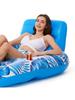 1Pcs Inflatable Leaf Floating Chair, Floating Boat Lounge, Swimming Pool Lounge Chair, Portable Multi-Functional Swimming Ring, Water Inflatable F