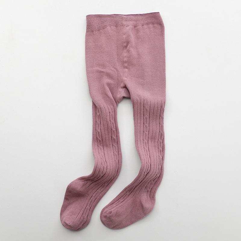 Wiosenne i Jesienne Bawełniane Legginsy Dziecięce: Podkolanówki dla małych dziewczynek - Jednoczęściowa odzież wierzchnia