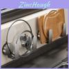 Modern Minimalist Suction Pot Cover And Cutting Board Rack With Wall Mount For Kitchen Organization