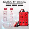 Automotive Relay Tester Voltage Tester Automotive Battery Inspector Led Indicator Universal 12V Automotive Electronic Relay Test