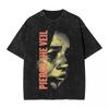 Pierce The Veil classic album poster print Tshirt Unisex Women Vintage Washed cotton gohtic YK style oversized top summer new tee