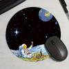 Space Travel Round Mouse Pad Non-Slip Desk Mat Desk Accessories Desktop Computers Carpet Pc Gamer Gamepad Mousepad Gaming