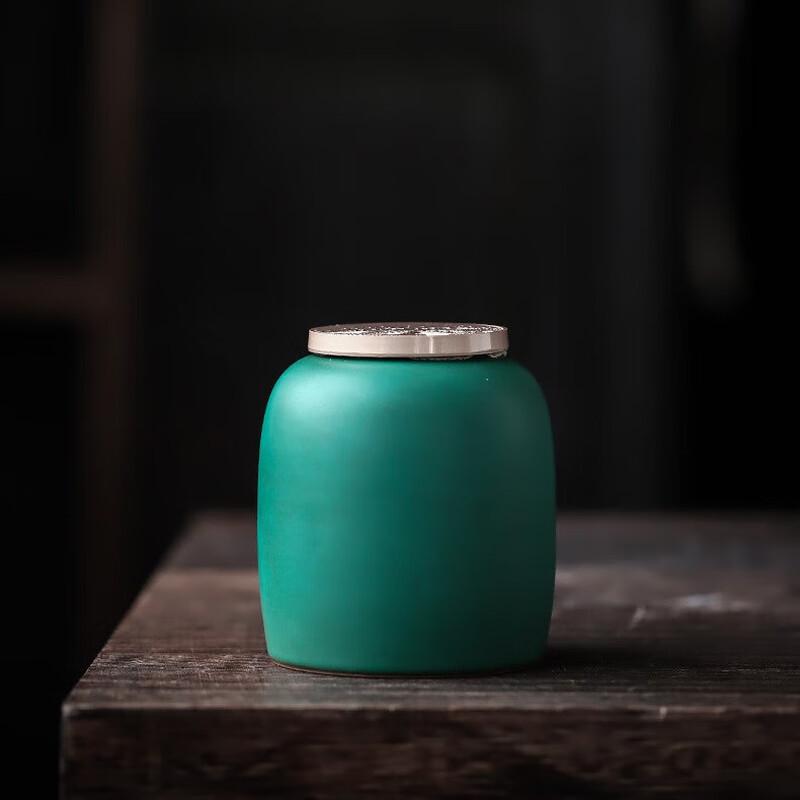 Traditional Ceramic Tea Caddy