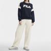 New FILA Knitted Sports Pants Women's Fresh Ivory F11W449603FIV