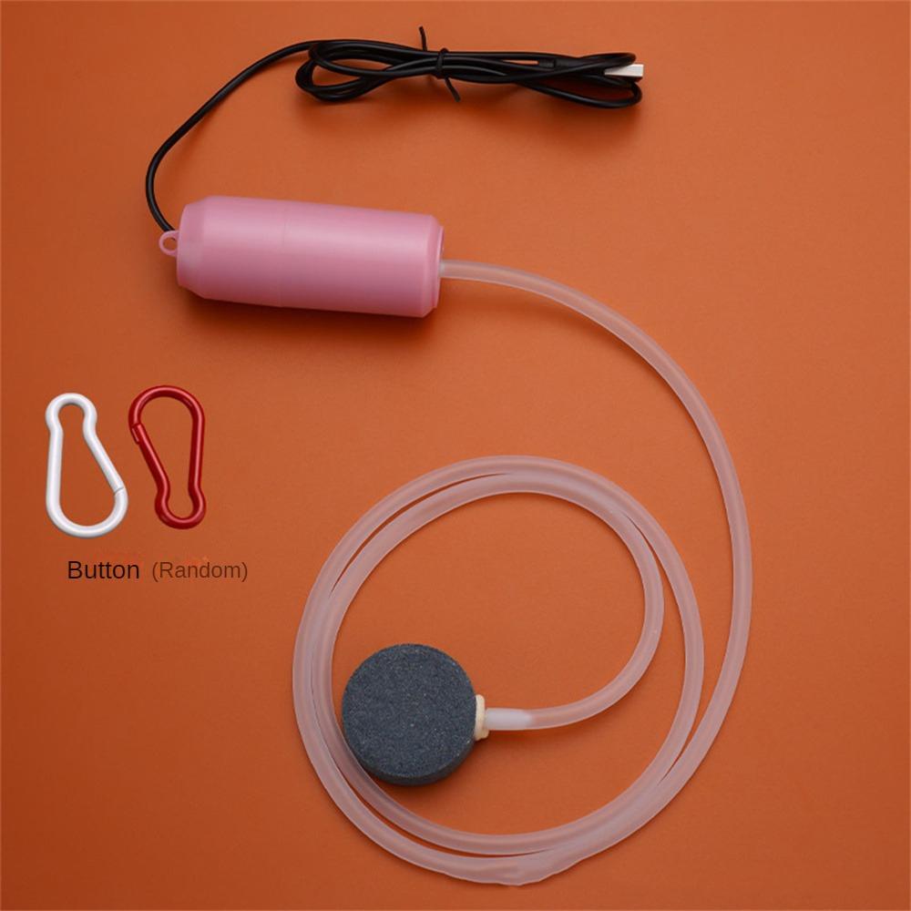 

Погружной насос для аквариума, ультра-тихий, для дома, для бытовых аквариумов, аксессуары для рыбалки, кислородный аппарат, низковольтный USB-генератор кислорода Small Amount розовый