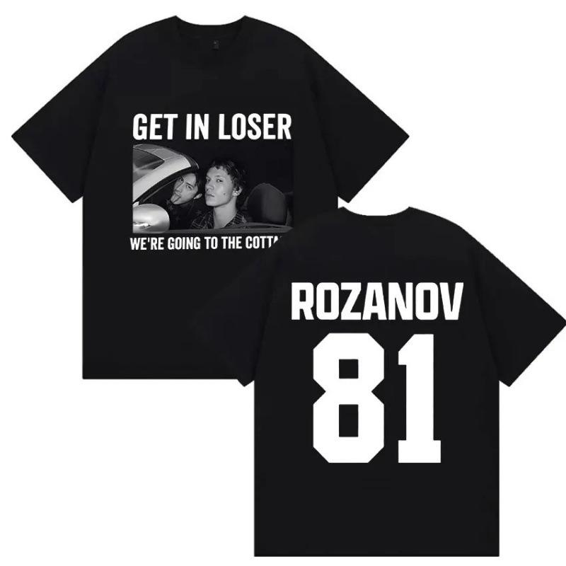Fashion Personality T-Shirt Get in Loser We re Going To The Cottage Graphic S чёрный