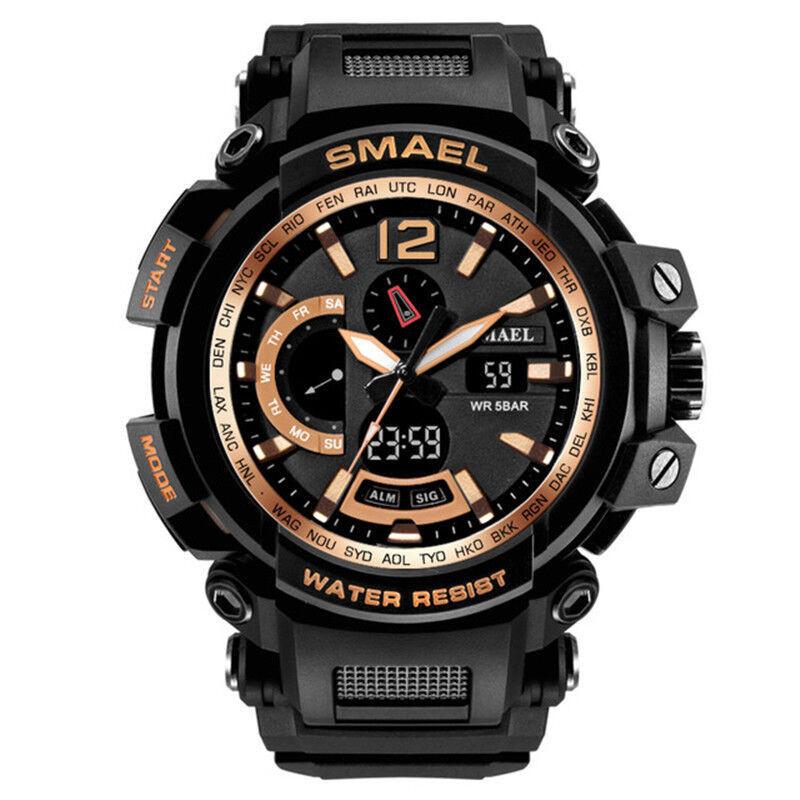 Smael Sport Watch Men Fashion Digital Led Electronic Quartz Classic Timeless Design