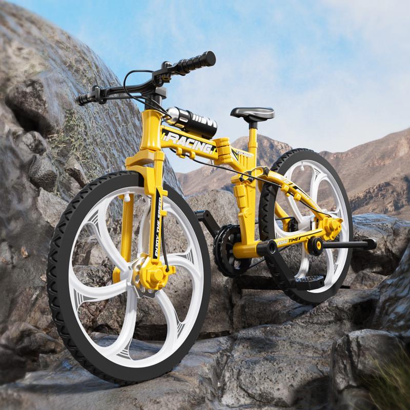 Plastic Mountain Bike Model Toy With Realistic Design For Boys And Collectors