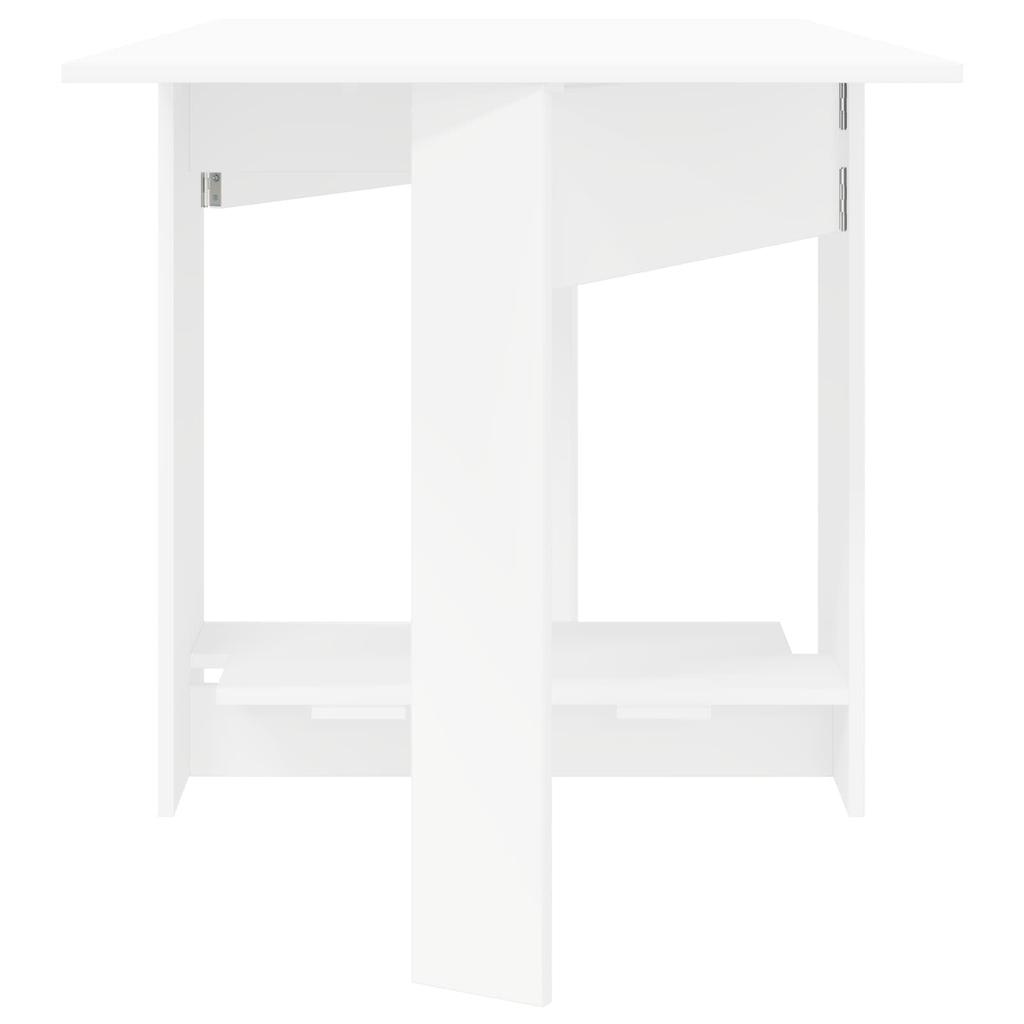 Dining Table 138 x 70 x 73.5 cm Engineered Wood White Rectangular