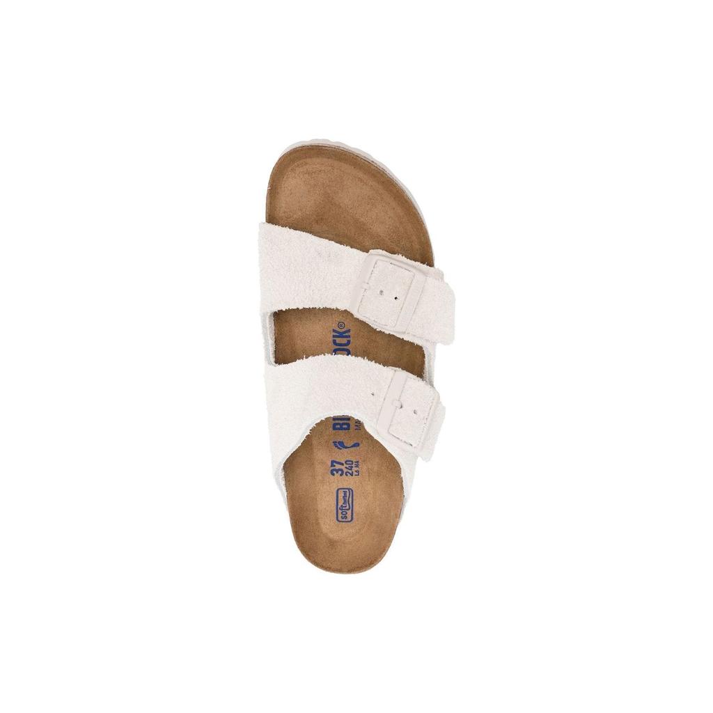 Birkenstock Arizona Soft Footbed Slide Slippers Unisex Ecru 1024516