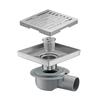 Stainless Steel 304 Anti-Odor Drain Floor for Bathroom European Style V-shaped Drainage Floor Drain 100*100MM square Drain