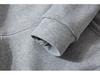 Unisex Fleece-Lined Thick Hooded Jacket - Solid Color, Trendy Autumn/Winter Style, Custom Logo Printing