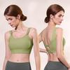 Soutien-gorge de sport antichoc grande taille avec bretelles réglables en Velcro - Conçu pour les entraînements à haute intensité